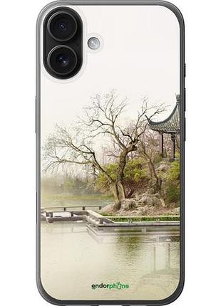 Чехол на iphone 16 plus японский пейзаж "776u-3714-10746"