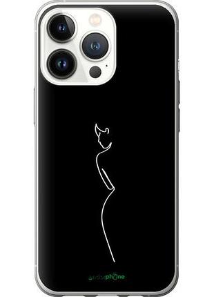 Чехол на iphone 13 pro силуэт1 "4590u-2372-10746"