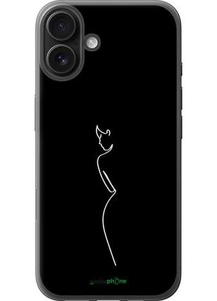 Чехол на iphone 16 plus силуэт1 "4590u-3714-10746"