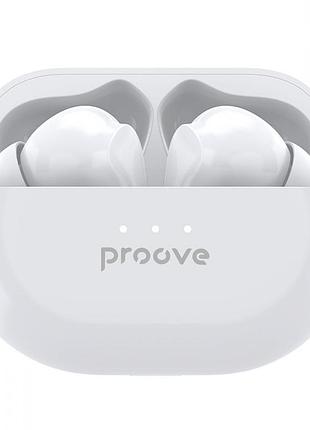 Беспроводные наушники proove woop tws with anc pearl white