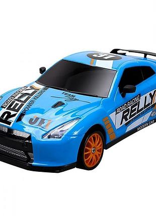 Машинка для дрифта на радиоуправлении rally series nissan gt-r 4wd blue