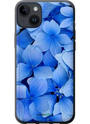 Чохол на iphone 14 plus сині квіти "526u-2645-10746"