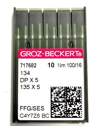 Иглы для промышленных швейных машин groz-beckert dpx5, ffg/ses, №100/16 (7121)