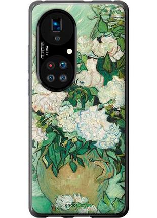 Чехол на huawei p50 винсент ван гог. ваза с розами "5543u-2292-10746"