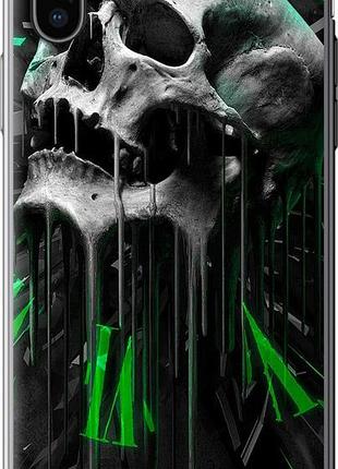 Чохол на iphone x череп-годинник "4100u-1050-10746"