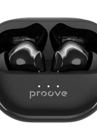 Беспроводные наушники proove woop tws with anc black glossy