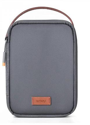 Органайзер wiwu minimalis travel pouch gray