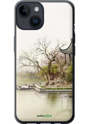 Чехол на iphone 14 японский пейзаж "776u-2648-10746"