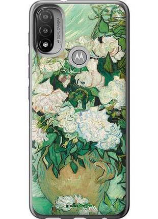 Чехол на motorola e20 винсент ван гог. ваза с розами "5543u-2509-10746"