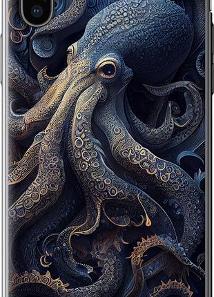 Чехол на iphone x осьминог "5551u-1050-10746"