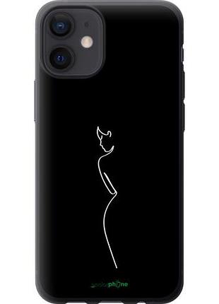 Чехол на iphone 12 mini силуэт1 "4590u-2071-10746"