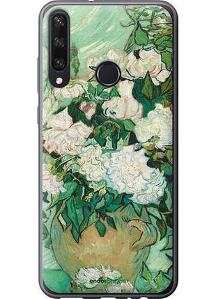 Чехол на huawei y6p винсент ван гог. ваза с розами "5543u-1952-10746"