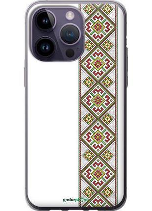 Чехол на iphone 14 pro max вышиванка 8 "574u-2667-10746"