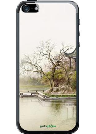 Чехол на iphone se японский пейзаж "776u-214-10746"