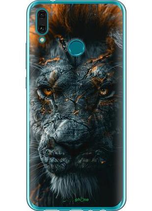 Чохол на huawei y9 2019 плам'яний лев "6153u-1602-10746"