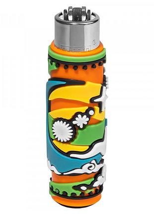 Зажигалка clipper lunar dream silicone в силиконовом чехле