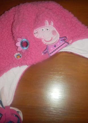 Peppa pig шапочка деми со свинкой пеппой на 3-5 лет
