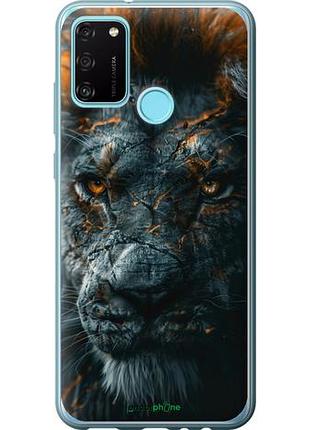 Чехол на huawei honor 9a пламенный лев "6153u-1900-10746"