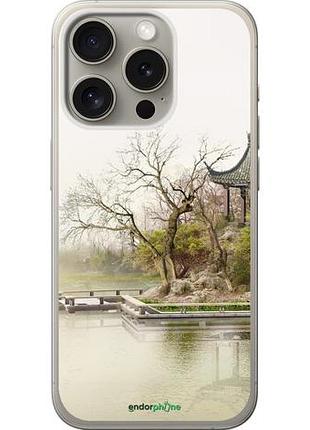 Чехол на iphone 15 pro японский пейзаж "776u-3096-10746"