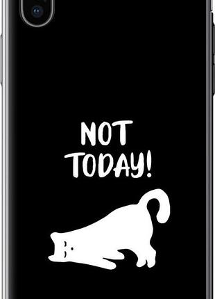 Чохол на iphone x втомлений кіт "4535u-1050-10746"