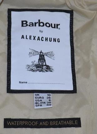 Barbour by alexa chung s-m плащ накидка тренч женский оригинал waterproof 5