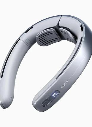 Вентилятор на шию jisulife neck fan pro1 портативний, до 14 годин роботи, плавне регулювання 100 швидкостей —