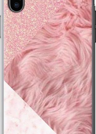 Чохол на iphone x рожеві текстури "4343u-1050-10746"