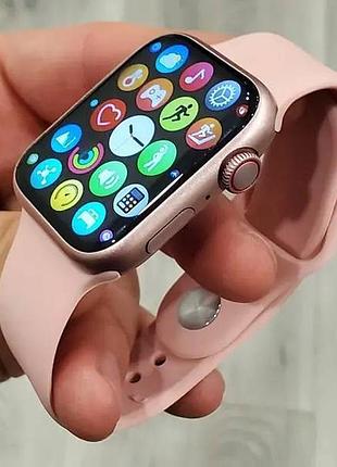 Розовый смарт-часы smart watch gs8 max, 45mm