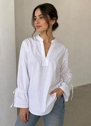 Білосніжна блуза lauren ralph lauren (lrl)