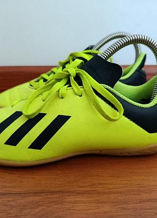 Футзалки adidas x 18.4 in j (артикул db2433) розмір 35