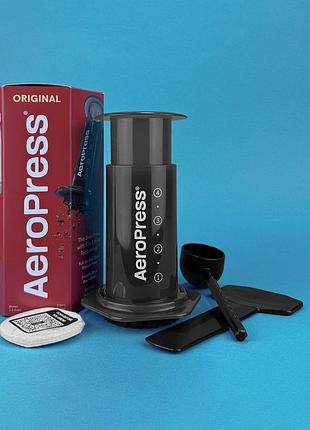 Ручная кофеварка aeropress original 2025 с фильтрами для альтернативного кофе