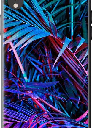 Чехол на iphone xr папоротник под ультрафиолетом "4069u-1560-10746"