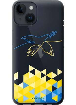 Чехол на iphone 14 птица мира "5231u-2648-10746"