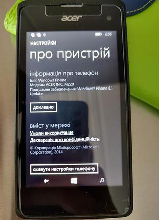 Смартфон acer liquid m220 4