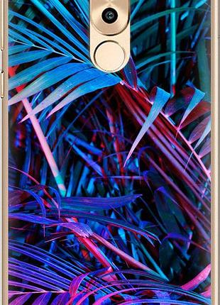 Чехол на huawei mate 9 lite папоротник под ультрафиолетом "4069u-474-10746"