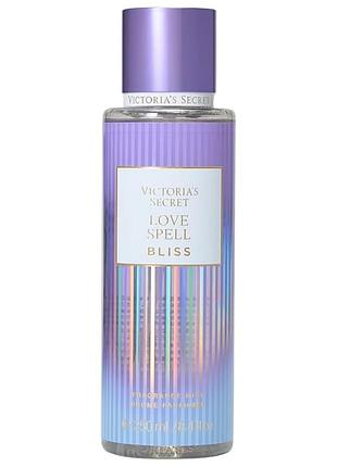 Парфюмированный спрей для тела victoria’s secret love spell bliss mist 250 мл