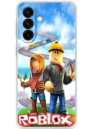 Чохол силіконовий з картинкою на samsung galaxy a36 5g (a366) (роблокс, roblox)