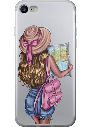 Чохол на iphone se 2022 дівчина з карткою "4704u-3737-10746"