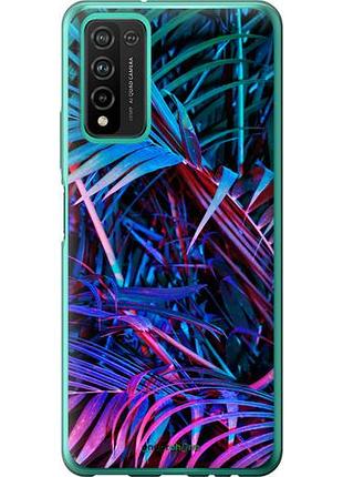 Чохол на huawei honor 10x lite папороть під ультрафіолетом "4069u-2198-10746"