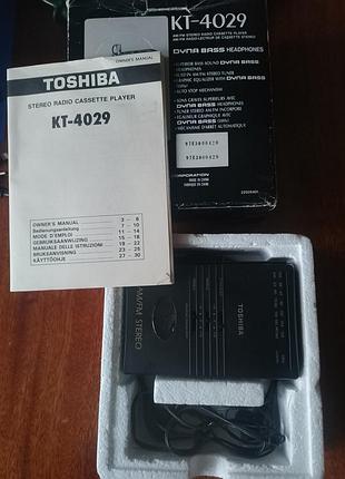 Винтажный кассетный плеер (вокмен) touchba kt-4029 3