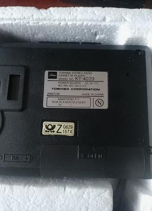 Винтажный кассетный плеер (вокмен) touchba kt-4029 2