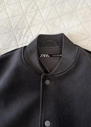 Оксамитовий бомбер zara 2