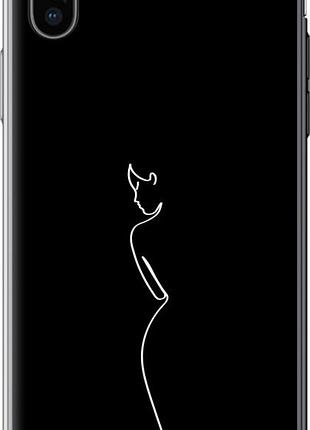 Чохол на iphone x силует1 "4590u-1050-10746"