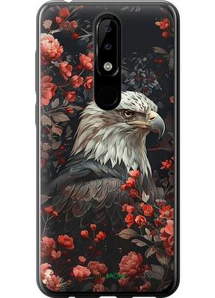 Чохол на nokia 5.1 plus квітковий страж "6102u-1543-10746"