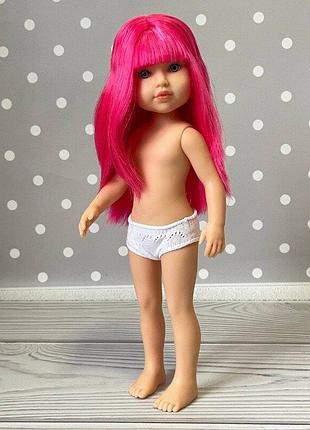 Кукла каталина 14 catalina dolls с розовыми волосами, 32 см без одежды
