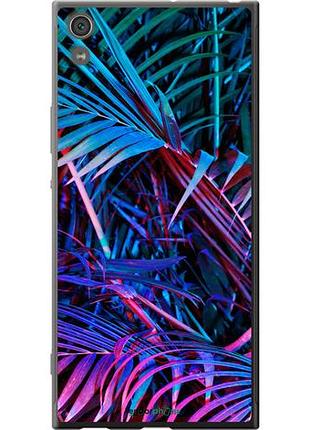Чехол на sony xperia xa1 ultra g3212 папоротник под ультрафиолетом "4069u-1237-10746"
