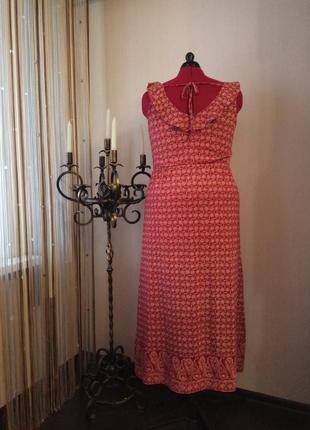 Платье сарафан из вискозного трикотажа4 фото