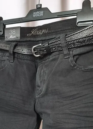 Orsay jeans новые джинсы брюки размер de 38 s черный 4