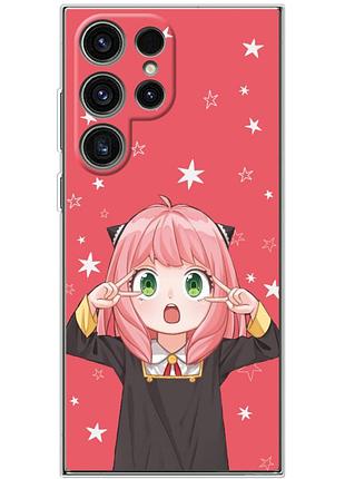 Чехол силиконовый с картинкой на samsung galaxy s25 ultra (аниме, anime)