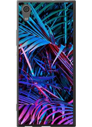 Чехол на sony xperia xa1 g3112 папоротник под ультрафиолетом "4069u-964-10746"